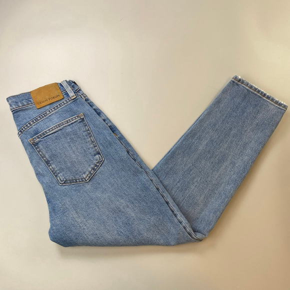 Denim Forum Denim - Denim Forum Blue Yoko High Rise Slim Jeans Women's 28 Aritzia Cute Organic Chic